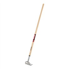 4 Tine Forged Cultivator 5 Head Hardwood Handle