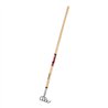 4 Tine Forged Cultivator 5 Head Hardwood Handle