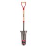 16 Drain Spade 31 Wood Handle Steel D-handle Midsize Steps