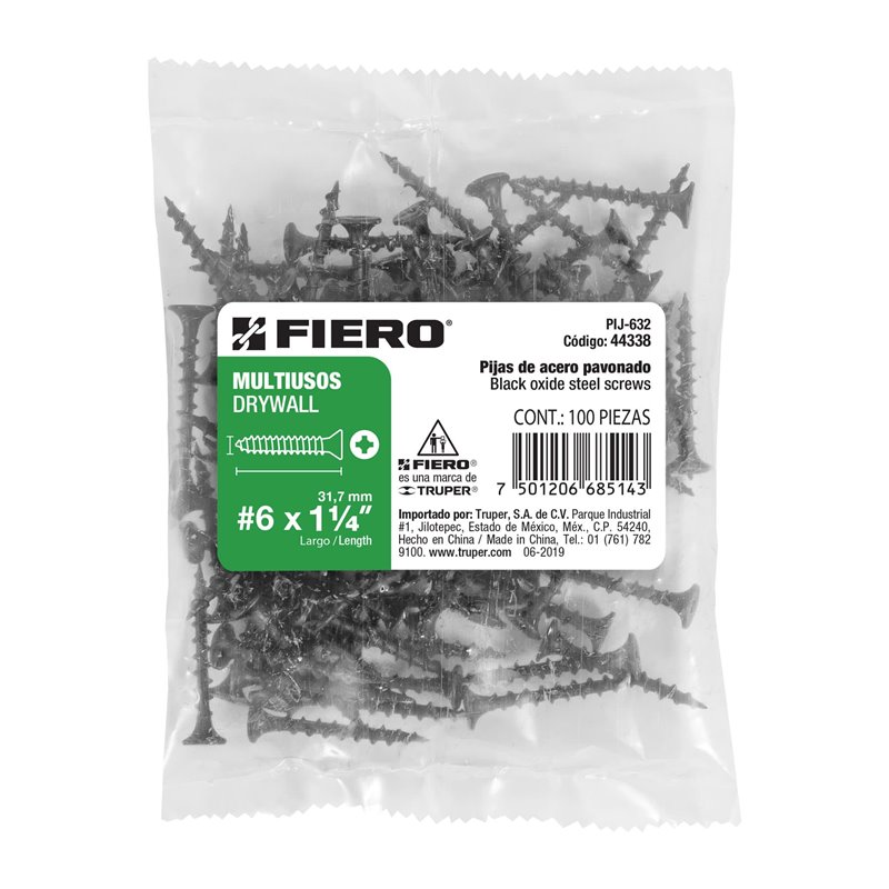 #6 1-1/4" Drywall screw #6 1-1/4" Drywall screw