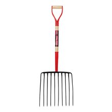 Ensilage Fork 10 Forged Tines Steel D-handle