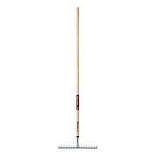 Level Head Rake 16 Tines 60" Hardwood Handle
