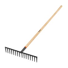 Level Head Rake 16 Tines 60" Hardwood Handle