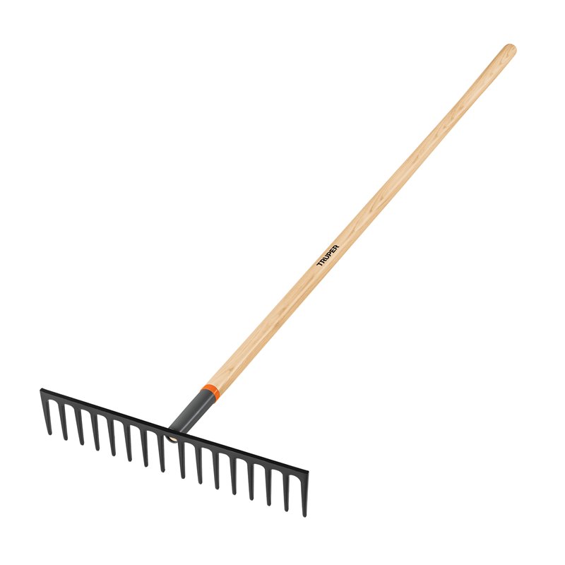 Level Head Rake 16 Tines 60" Hardwood Handle