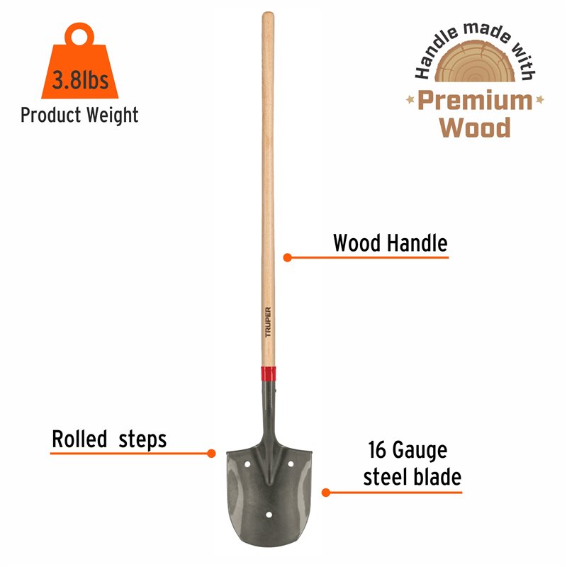 Perforated Rice Shovel Rolled Steps