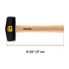11" handle, 3 lbs hammer, Pretul