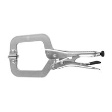 9" C-clamp, locking pliers