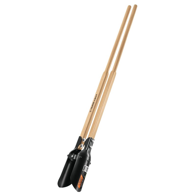 48" wood handle post hole digger