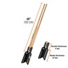 48" wood handle post hole digger