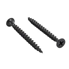#8 2" To 3" Black oxide steel screws