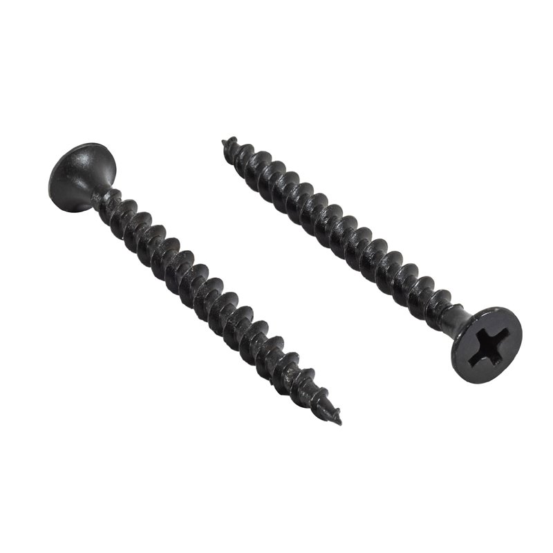 #8 2" To 3" Black oxide steel screws