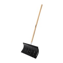 24 Aluminum Pusher Metal Wear Strip With Hardwood Handle
