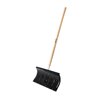 24 Aluminum Pusher Metal Wear Strip With Hardwood Handle