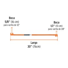 5/8" bar bending tool