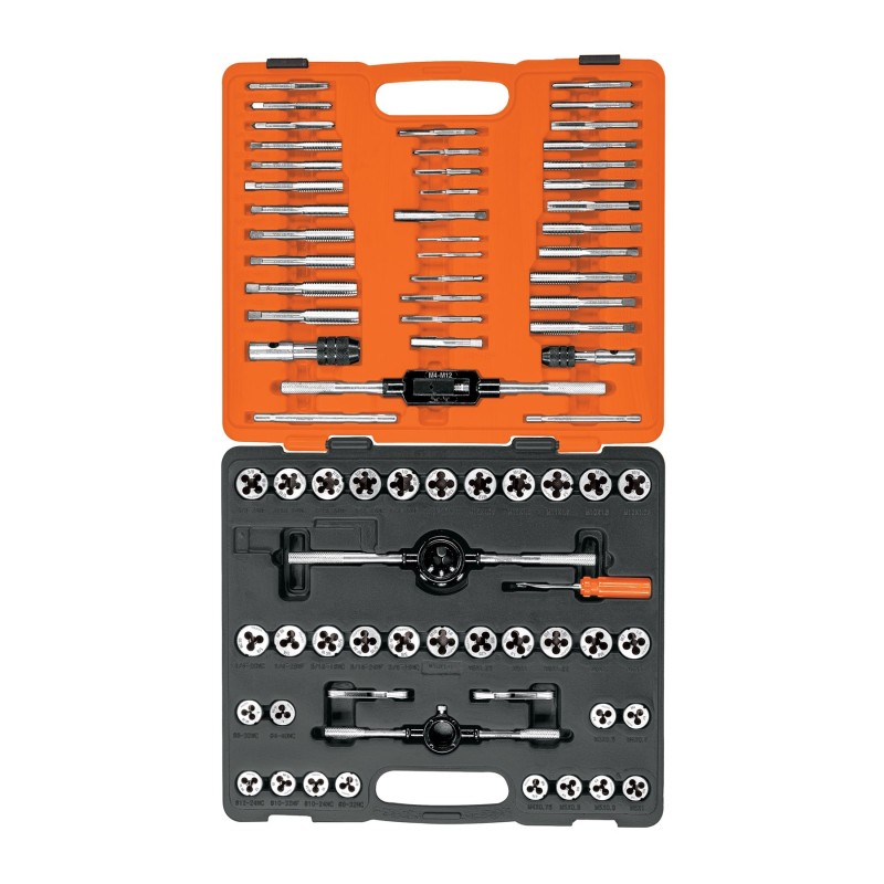 Tap and die set, 76 pieces