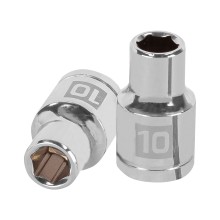 10mm, 6-point socket, 1/2" drive