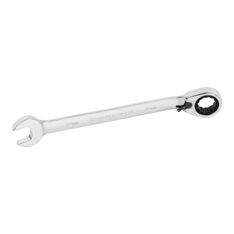 22 mm, reversible ratcheting wrench