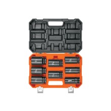 3/4"drive,STD,long impact socket set,8pc
