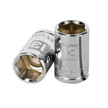 13mm, 6-point socket, 3/8" drive