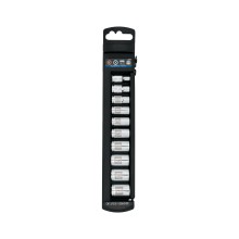 1/4", mm socket set, 10 pieces