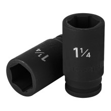1-1/4", long, 6-pt impact socket,3/4"dr.