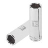 18mm, 6-point socket, 1/2" drive