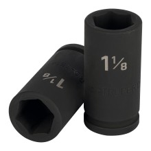 1-1/8", long, 6-pt impact socket,3/4"dr.