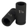 1-1/8", long, 6-pt impact socket,3/4"dr.