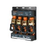 4pc Ratchet tie down set, 2200lb máx cap