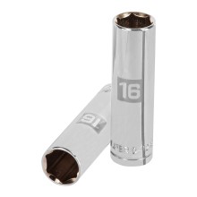 16mm, 6-point socket, 1/2" drive