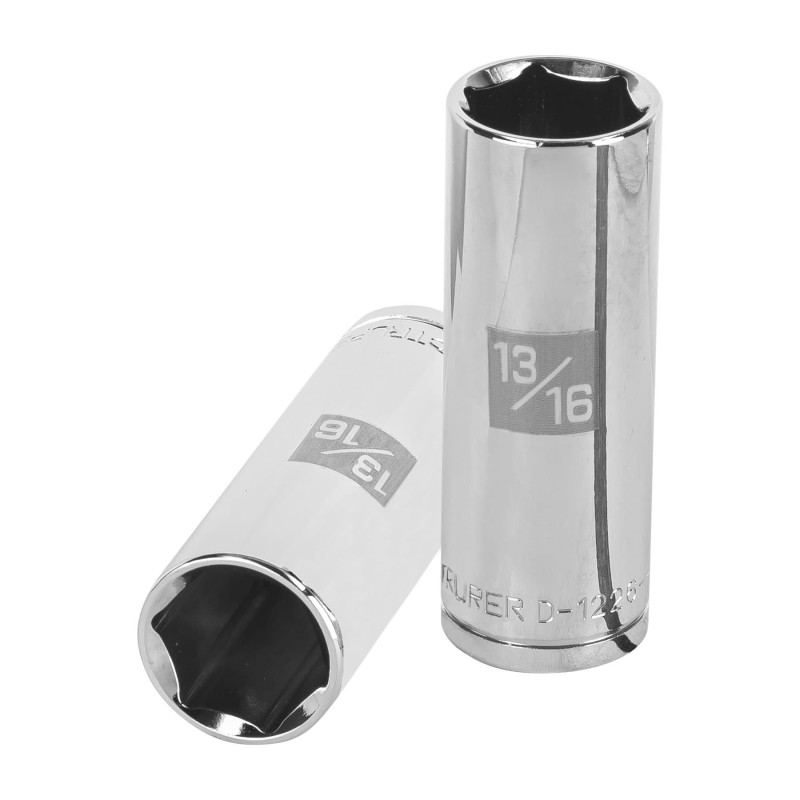 13/16", long, 6-point socket,1/2"drive