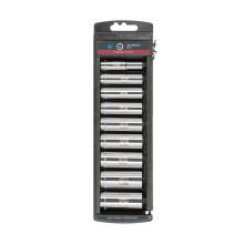 Std, long, 3/8" drive socket set, 9 pcs