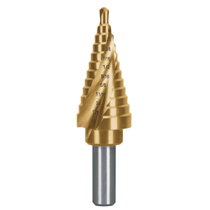 Truper Expert 12 Step titanium drill bit