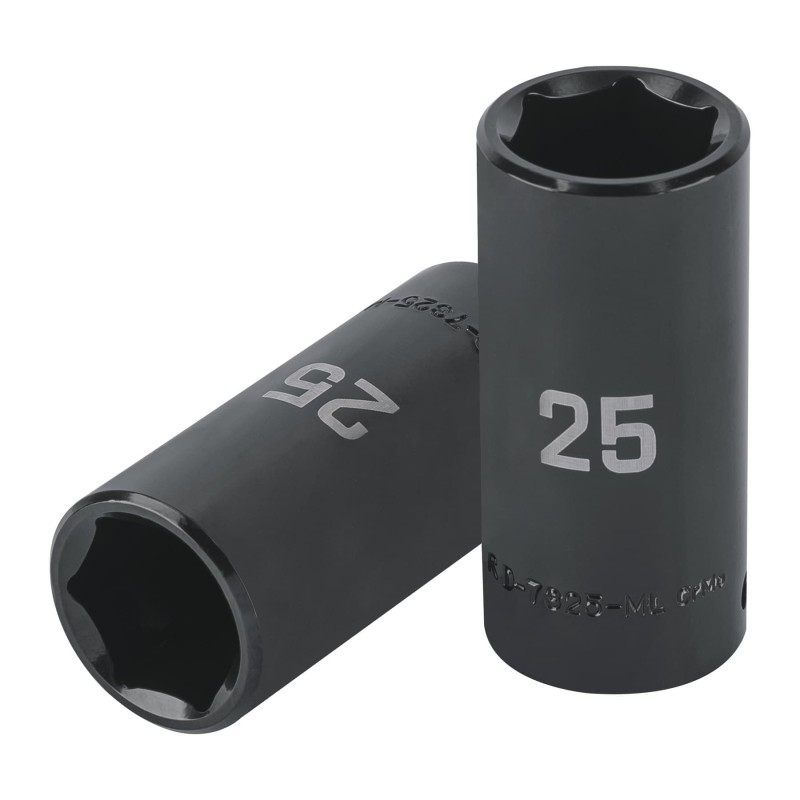 1/2" drive, 25mm, deep impact socket