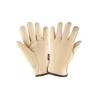 Cow grain leather work and driver gloves