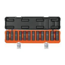 1/2" drive,mm,L impact socket set,12 pcs