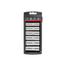 Std, long, 1/2" drive socket set, 6 pcs
