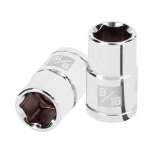 9/16", 6-point socket, 1/2" drive