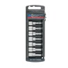 Hexagonal, 3/8" drive socket set, 7 pcs