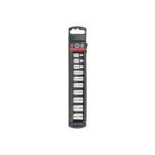 1/4", std socket set, 10 pieces