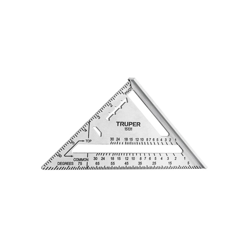7"(177 mm) aluminum rafter angle square