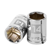 14mm, 6-point socket, 3/8" drive