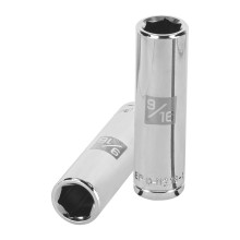 9/16", long, 6-point socket,1/2"drive