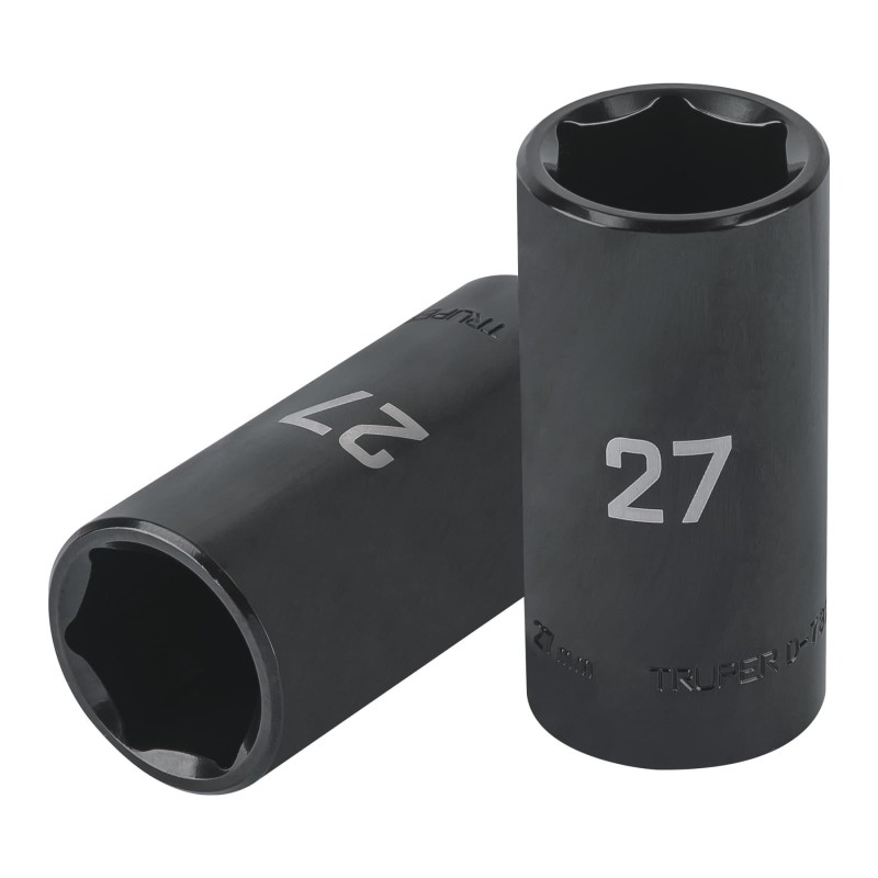 1/2" drive, 27mm, deep impact socket