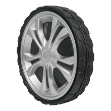 12", wheel and rear front tire assembly