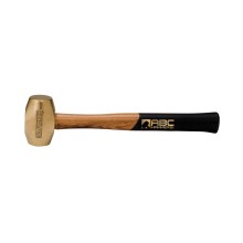 3-lb-Brass-Hammer-12.5" Wood Handle