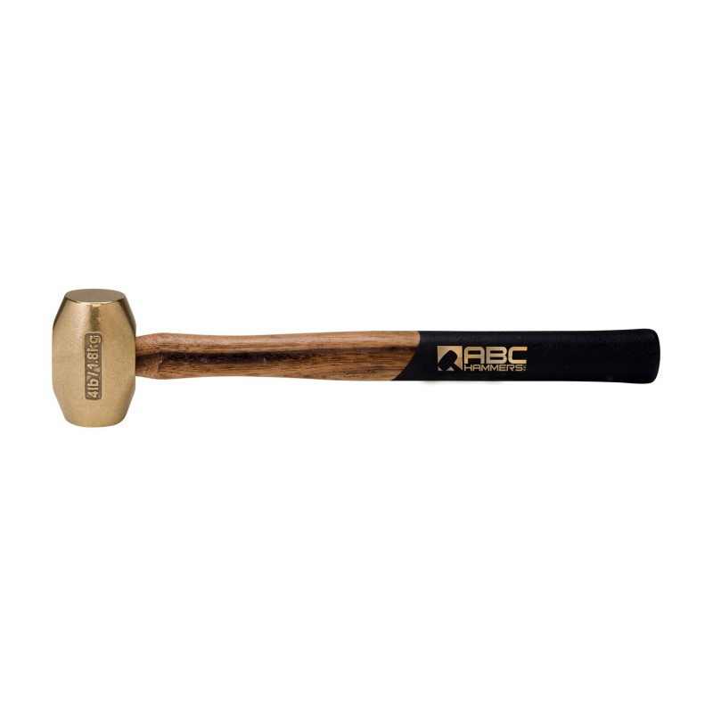 4 lb Brass Hammer, 15" Wood Handle