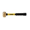 2 lb Brass Hammer, 12" Fiberglass Handle