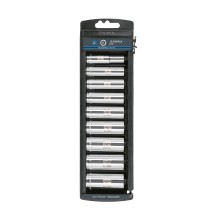 Mm, long, 3/8" drive socket set, 9 pcs