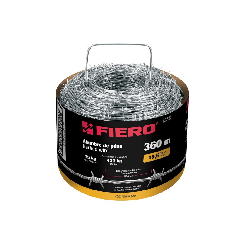 1181 ft, 15 gauge, barbed wire